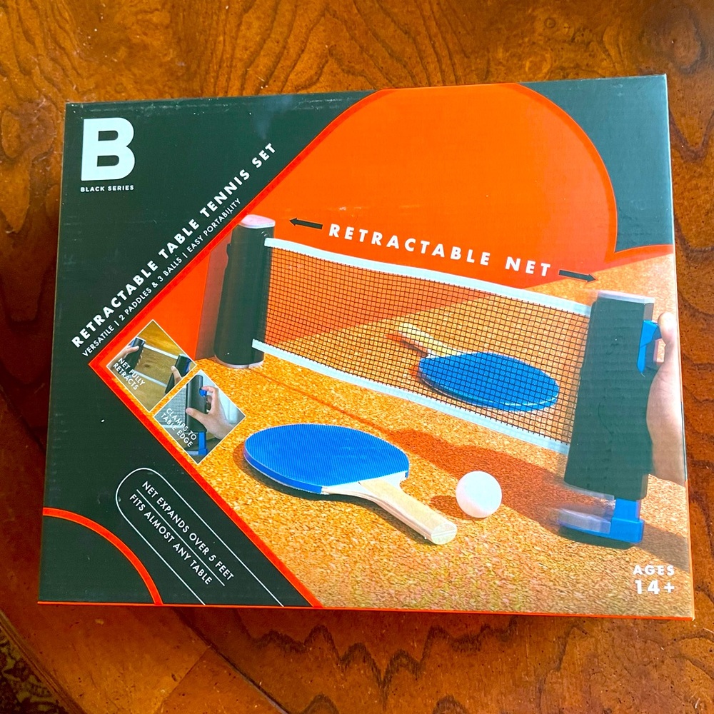 Retractable Table Tennis Set